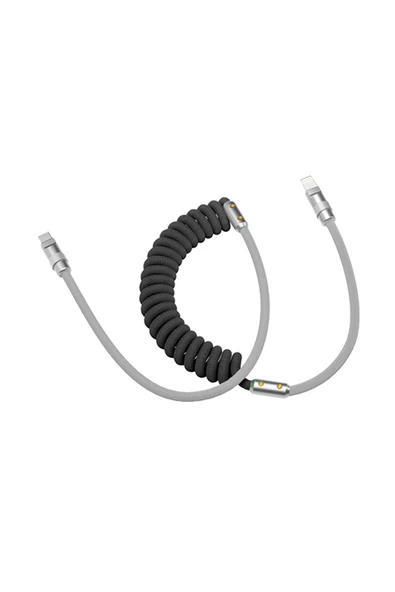 MTL  Type-c to iPhone Spiral Hızlı Şarj ve Data Aktarım Kablosu 2 Metre 30W MT2462 - 2