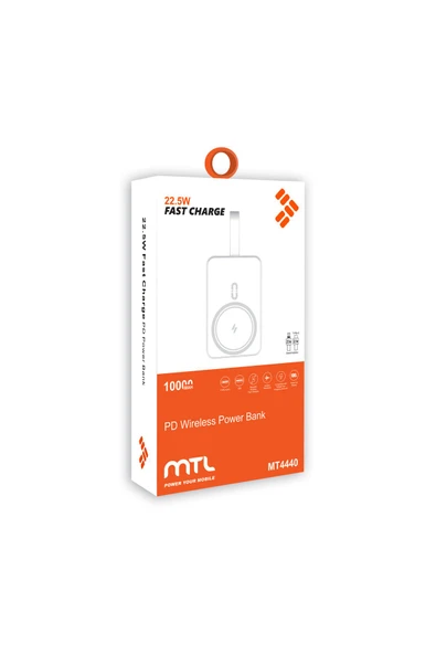 MTL  10.000 mAh MagSafe 22,5W Kablolu Powerbank MT4440