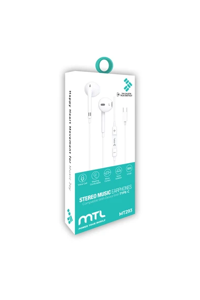 MTL  Poco X6 Pro uyumlu Stereo Type-C Kulaklık