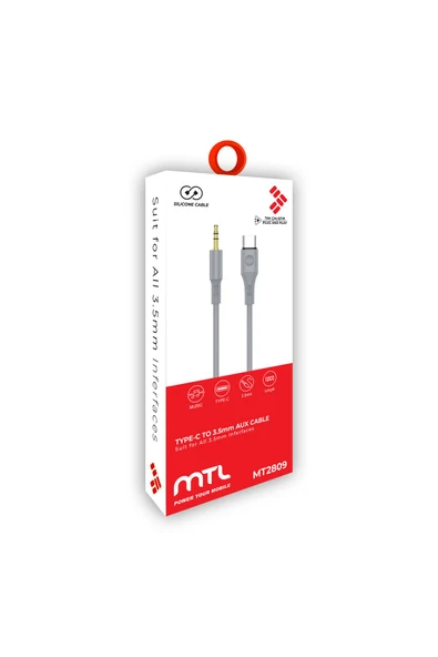 MTL  Type-C to 3.5 mm Aux Kablo MT2809
