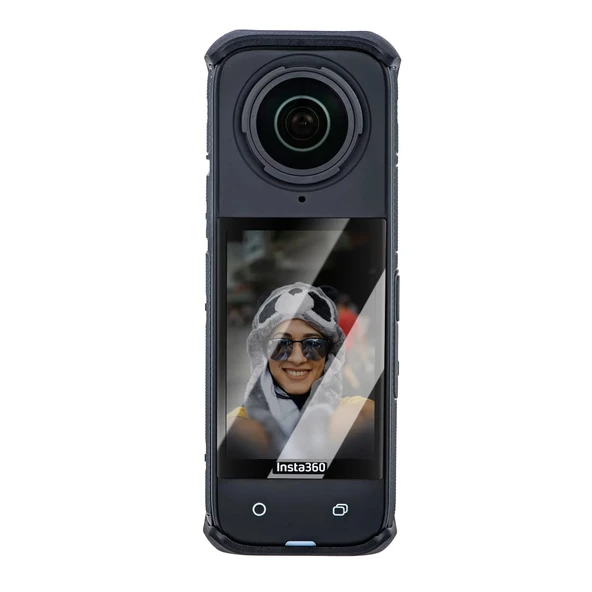 Insta360 X4 Aksiyon Kamera Uyumlu 4 Adet Şeffaf Ekran koruyucu Nano Jelatin