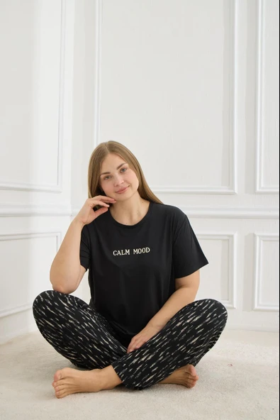 Mihra 50502-1124 Kadın Büyük Beden Pijama Takımı