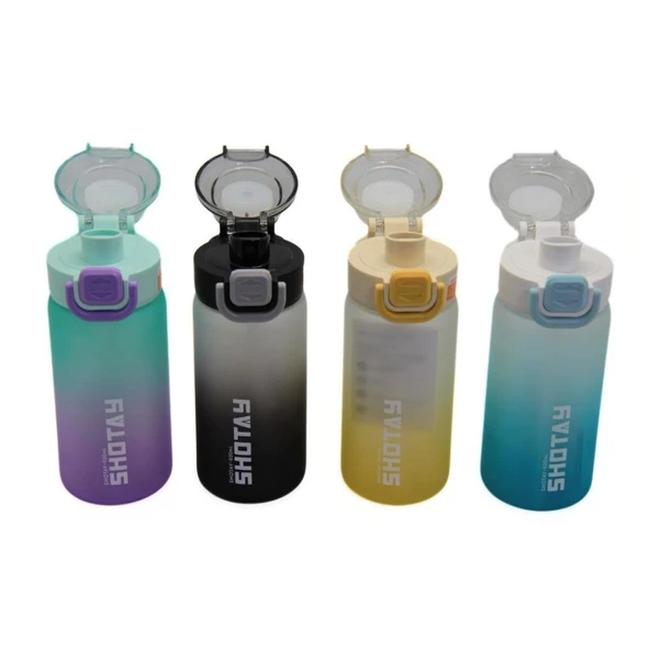 Shotay Soft Gradient Su Matarası PC Mor 600Ml - 5