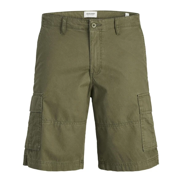 Jack & Jones 12274389 Jpstcole Mateo Cargo Short Mid Haki