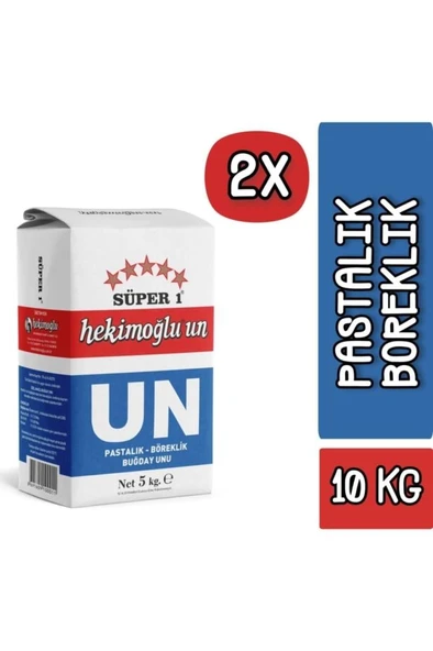 Hekimoğlu Un 5 Kg x 2 Adet