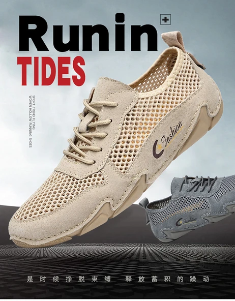 Erkek Yazlık Deri Günlük Ayakkabı (Siyah) - Resim 11