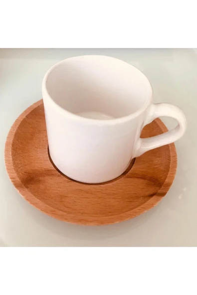Cupa Home Kahve Fincan Takımı Bambu Tabaklı - 3
