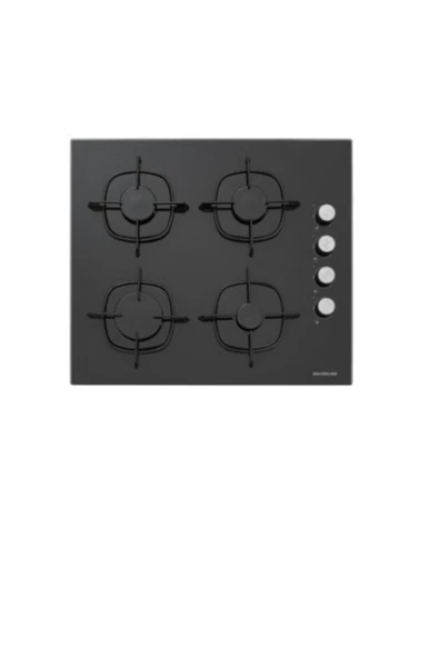 Silverline Siyah Cam Ankastre Set (3481 Flam 60+cs5335b02+bo6504b01) - Resim 3