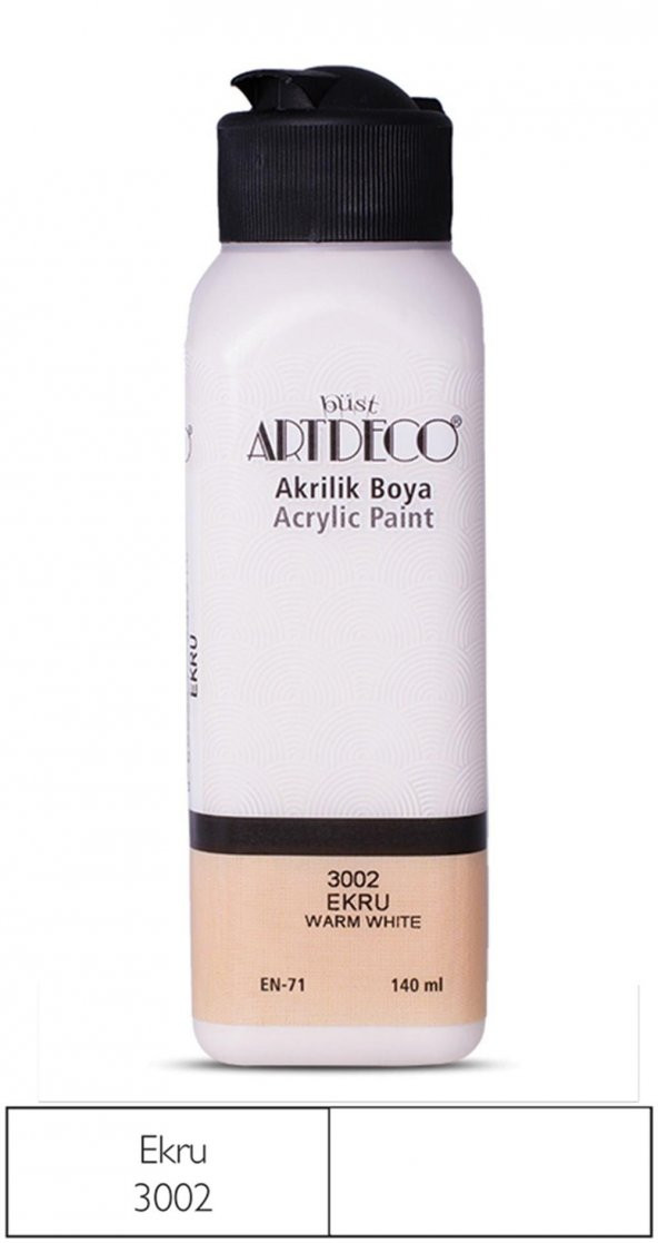 ARTDECO AKRİLİK BOYA 140 ML. 3002 EKRU - 1