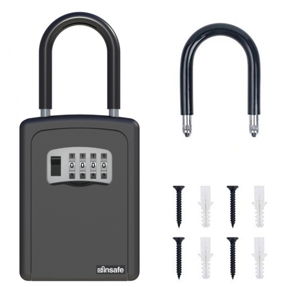 İnsafe ISC802KEY Şifreli Çelik Kasa, Anahtar Kasası, Anahtar Dolabı - 6
