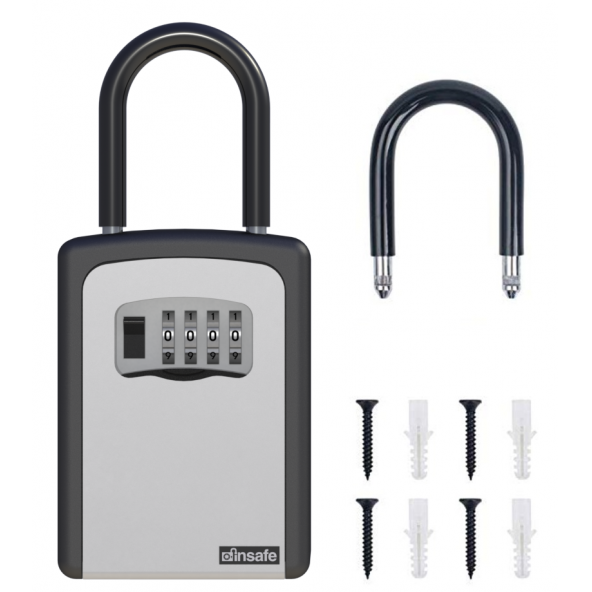 İnsafe ISC802KEY Şifreli Çelik Kasa, Anahtar Kasası, Anahtar Dolabı - 6