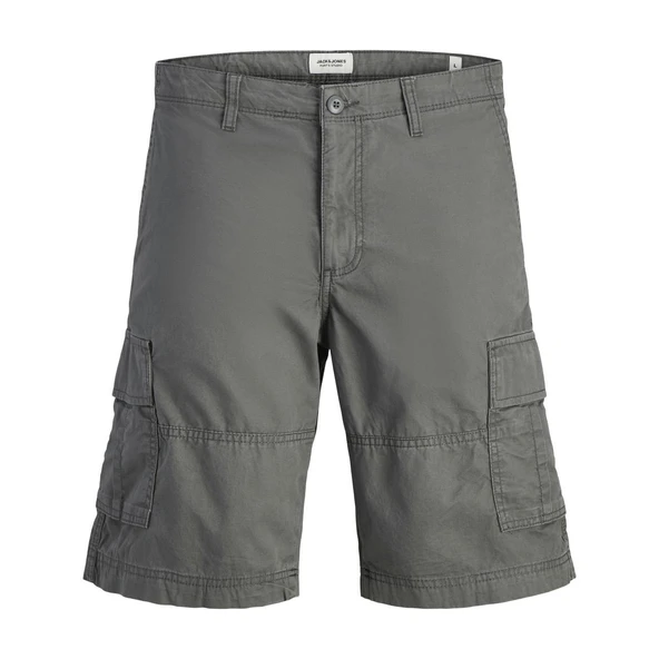 Jack & Jones 12274389 Jpstcole Mateo Cargo Short Mid Gri
