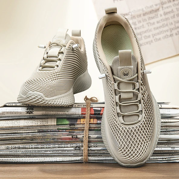 Unisex Yazlık Fileli Spor Ayakkabı (Yeşil) - Resim 8