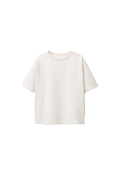 Unisex Basic 4'lü T-shirt (Beyaz-Küf yeşili-Bej-Füme) - 3