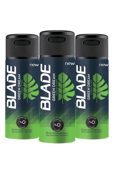 BLADE Green Dream Erkek Deodorant 3x150ml