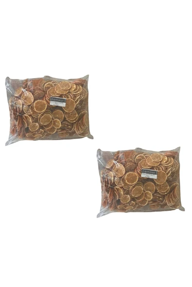 ANAMOUR NATURAL Kabuklu Portakal Kurusu - Cips Portakal (Şekersiz) - Kuru Meyve Kıtırı 1 KG (2 Adet)