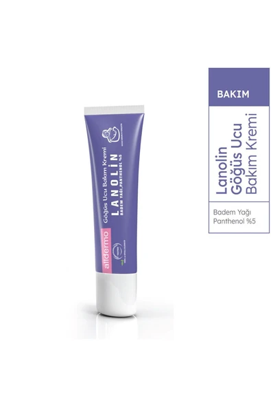 ALLDERMO Lanolin Krem 13gr (GÖĞÜS UCU ÇATLAK BAKIM KREMİ)