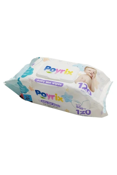 POYRİX Poyrix Islak Havlu Ultra Soft 120 X12 Adet