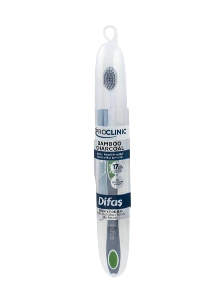 DİFAŞ Pro Clinic Bamboo Charcoal Diş Fırçası - Muhafaza Kutulu