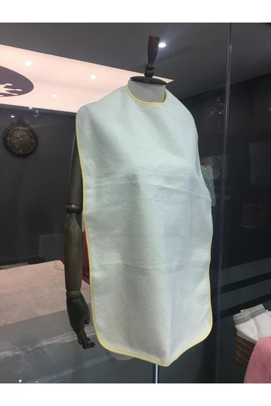 9RENK Yıkanabilir Hasta Yemek/mama Önlüğü Yetişkin Cırtlı 70 CM*48 CM