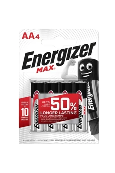 ENERGİZER Max Plus Alkalin Aa Kalem Pil 4lü (BP4)