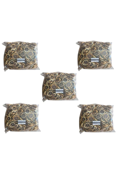 ANAMOUR NATURAL Kabuklu Limon Kurusu - Cips Portakal (Şekersiz) - Kuru Meyve Kıtırı 1 KG (5 Adet)