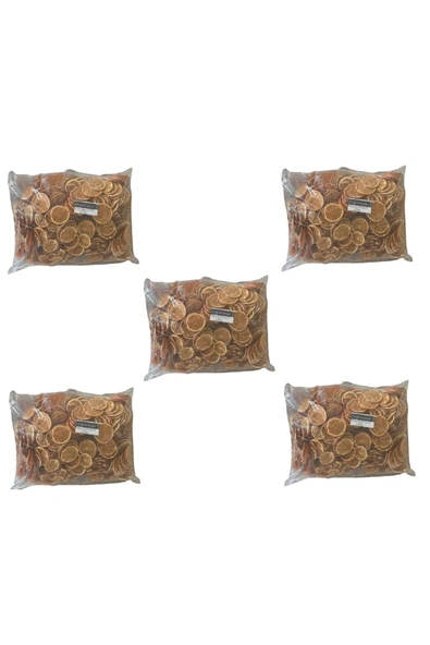 ANAMOUR NATURAL Kabuklu Portakal Kurusu - Cips Portakal (Şekersiz) - Kuru Meyve Kıtırı 1 KG (5 Adet)