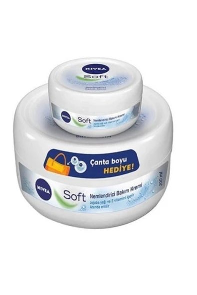 NİVEA Soft 200 ml 50 ml Nemlendirici Krem