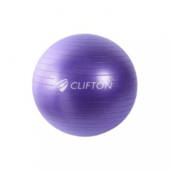 Clifton Pilates Topu Büyük Boy 65 Cm Mor+ Pompa Hediyeli - 2