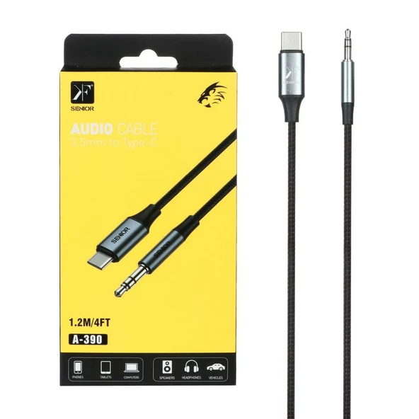 SENIOR A-390 TYPE-C AUX KABLO 1.2MT