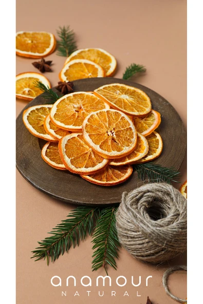 ANAMOUR NATURAL Kabuklu Portakal Kurusu - Cips Portakal (Şekersiz) - Kuru Meyve Kıtırı 1 KG (2 Adet) - 4