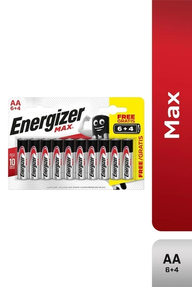 ENERGİZER Max Alkalin Aa Kalem Pil 6+4lü (bp10)