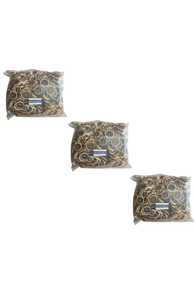 ANAMOUR NATURAL Kabuklu Limon Kurusu - Cips Portakal (Şekersiz) - Kuru Meyve Kıtırı 1 KG (3 Adet)