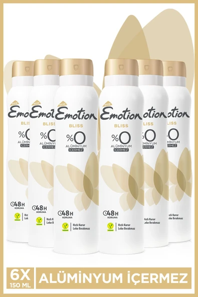 EMOTİON Bliss Kadın Deodorant 6x150 Ml