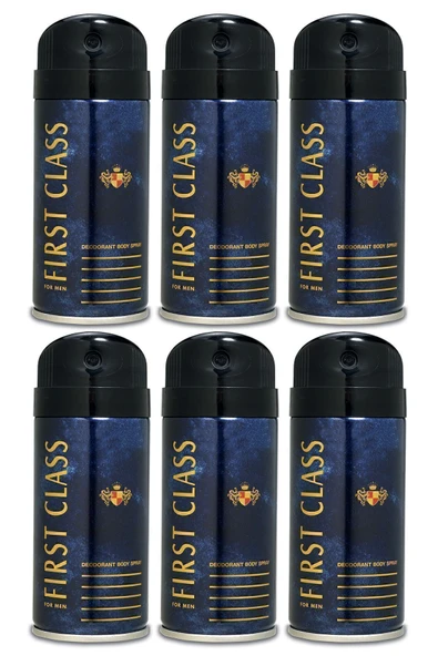 FİRST CLASS Erkek Deodorant 6x150ml