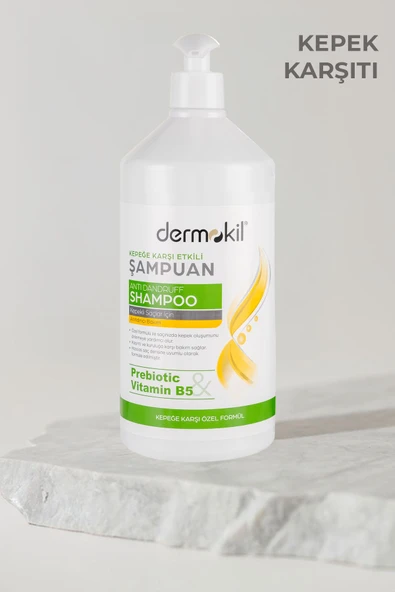 DERMOKİL Dermokil Prebiyotik & Vitamin B5 Kepeğe Karşı Şampuan 1 L - 2