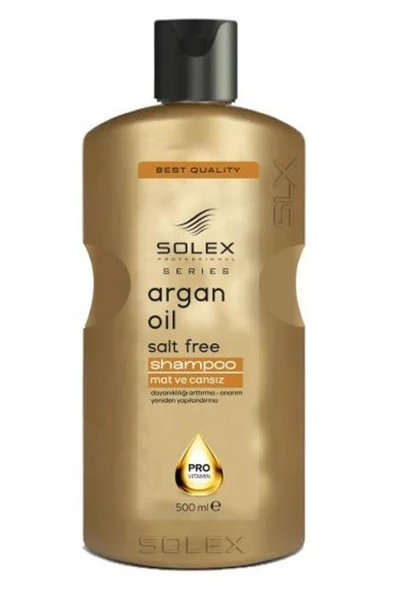 SOLEX Argan Yağlı Tuzsuz Şampuan 500 ML ( Temmuz 2025)