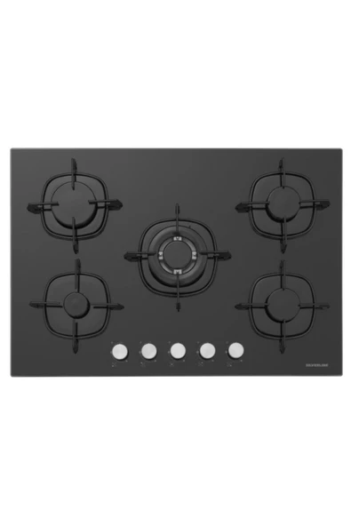 Silverline Siyah Cam Ankastre Set 5 Yıl Garanti (3457 Soho 60+cs5365b01+bo6504b01) - 3