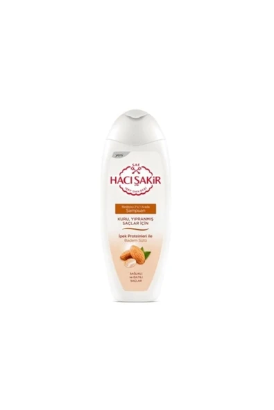 HACI ŞAKİR Şampuan 500 ml 2ın1 Badem -kuru&yıpranmış