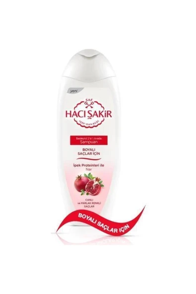 HACI ŞAKİR Şampuan Nar Boyalı Saçlar 2in1 500 ml