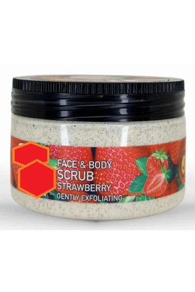 OSTWİNT Scrub Jel Çilek Özlü Yüz Ve Vücut Peelingi 300 ml