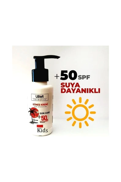 UBER Çocuk Güneş Kremi Spf50 75 ml Pompalı