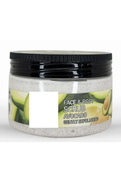 OSTWİNT Face And Body Yüz ve Vücut İçin Peeling Etkili Scrub Gel Avocado 300ml