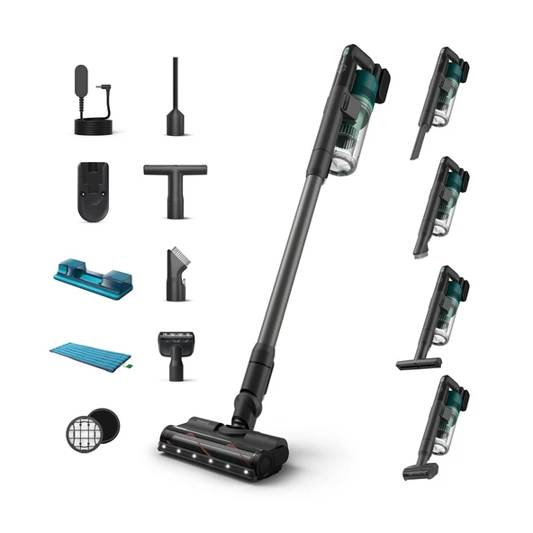Philips XC6557/01 6000 Serisi Kablosuz Dikey Süpürge + HDA150/60 Türk Kahve Makinesi Hediye