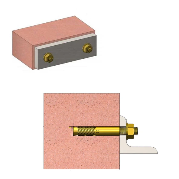 Saplamalı Dubel Gömlek Çelik Dübel M6x65 mm Raf Montaj Bağlantı Zemin Monte Tavan Beton Asma Aparat - 3