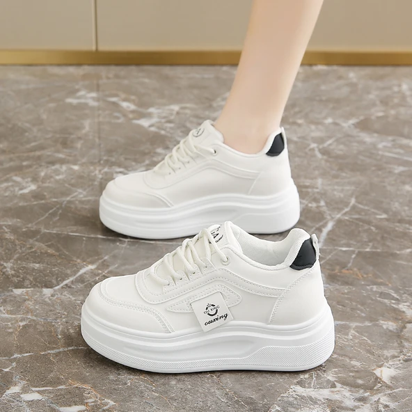 Kadın Günlük Düz Topuklu Ayakkabı (Siyah) - Resim 2