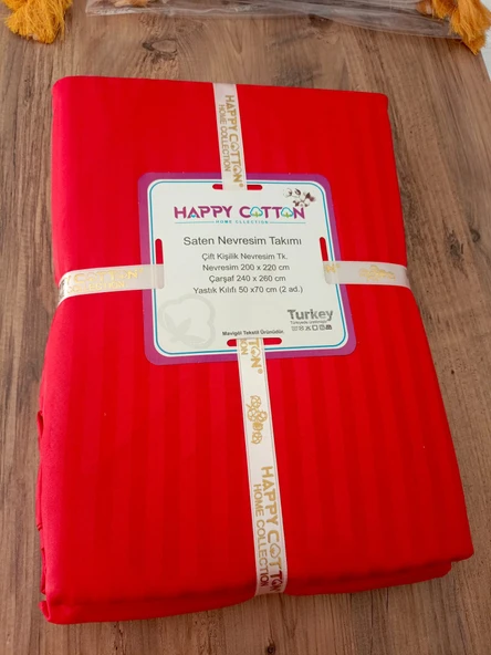 %  100 PAMUK SATEN NEVRESİM TAKIMI - 3