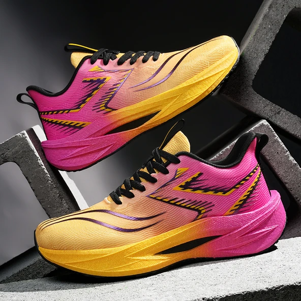 Unisex Spor Ayakkabı (Turuncu - Pembe)