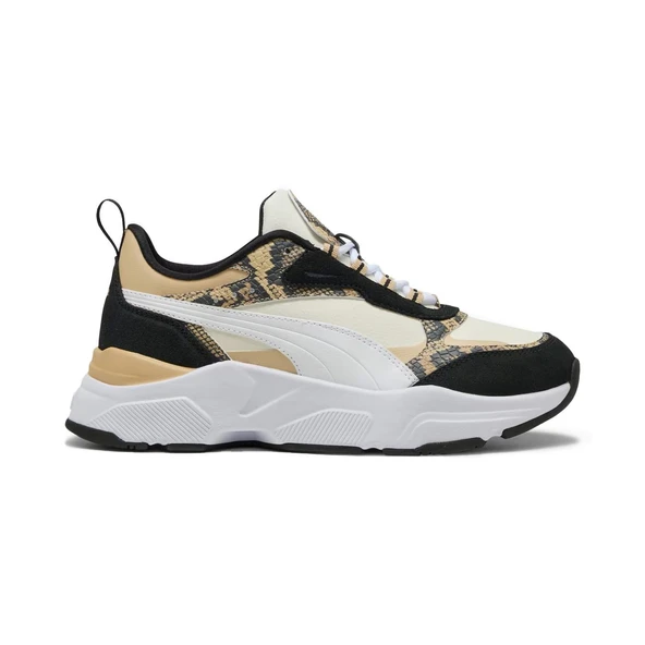 Puma 400693 Cassia Snake Chic Spor Ayakkabı Krem