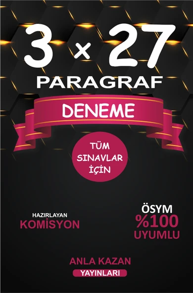 Anla Kazan Yayınları Tüm Sınavlar İçin 3x27 Paragraf Deneme Anla Kazan Yayınları - 2